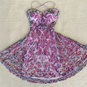 Windsor Sequin Prom mini Dress